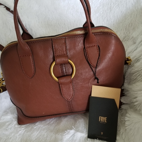 Frye Handbags - Frye Ring Domed Satchel NWT